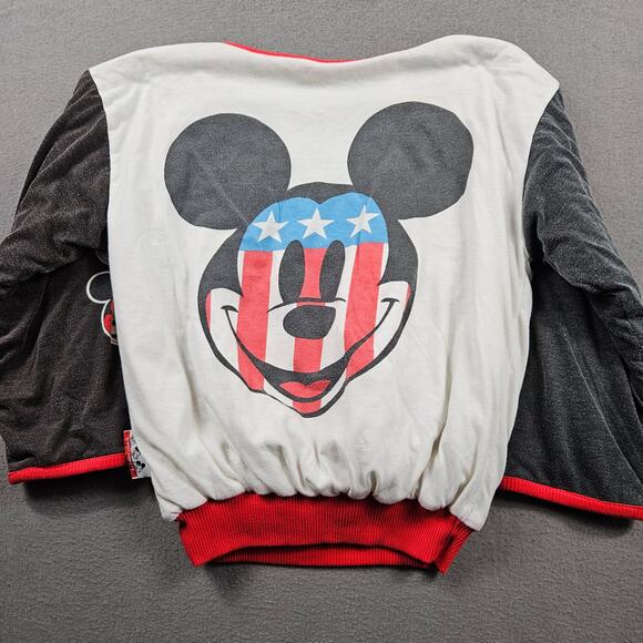 Mickey & Co Sweater Reversible JG Hook International Flags Youth Medium Vintage - Picture 5 of 11